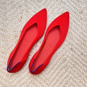 Rothy’s Chili Red ‘The Point Flats’